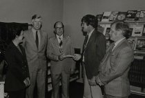 Mayor McLay making presentations