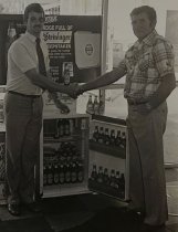 Winner of Steinlager beer and fridge