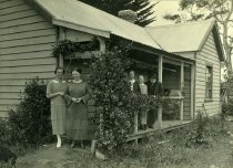 The Haymans at Walter Hayman's farm