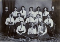 Waimate District High School Girls' Hockey Team, 1910