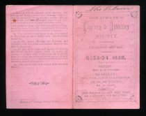 Waimate Literary & Debating Society programme