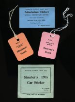 Tickets to annual steeplechase meeting, 1985