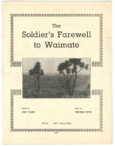 The Soldier's Farewell to Waimate