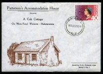 Patterson's Accommodation House special issue envelope