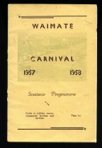 Waimate Carnival Programme 1957-1958