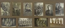 Several photos of soldiers from WWI.