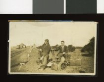 Working beside railway line near Makikihi Rail Shed