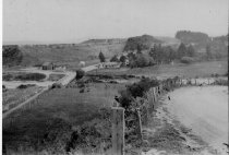 Waihao Forks Hotel, goods shed, and bridge