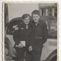 Jozef Baszak in Labor Services ca. 1945