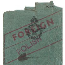 Eugeniusz Maliszewski's R.A.F military identification