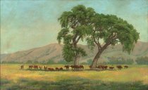 Pastoral scene, near San Martin, Santa Clara Valley, California by A.P.Hill