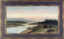 Buffalo Crossing, 1914, by A.D.M. Cooper