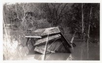 Filling of Almaden Reservoir - Building Half Submerged