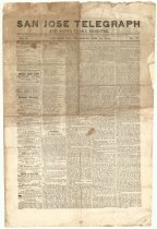 San Jose Telegraph, 1854
