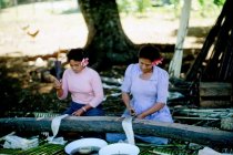 "Making Tapa - Tonga, Langa Fonua - Tapa Boards"