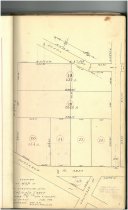 Section of map of the subdivision of the Splivalo Tract, February 1888