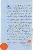 Declaration of Julia Pelarey, Sole Trader, 1858