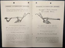 Knapp Reversible Plows catalog 1912-1913