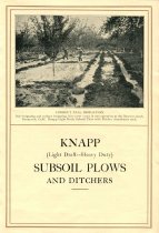 Knapp (Light Draft--Heavy Duty) Subsoil Plows and Ditchers