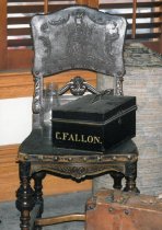 Fallon family strongbox on display in Fallon House