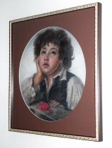 Portrait of young boy, by Anita Fallon