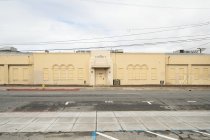 Detail of Sunlite Baking Company building facade, 2022