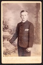 Cabinet card portrait of child, c. 1890