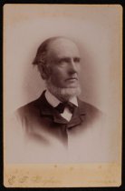 Portrait of older man with chinstrap beard