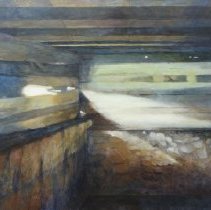 B2016.03.22 Painting - Springhouse Interior