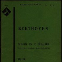 BHA2020.05.07.003 Music Score - Front Cover