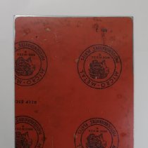 B1995.04.26a Lithograph Plate - Reverse