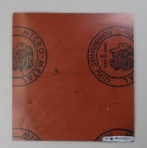 B1995.04.36b Lithographic plate - reverse