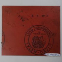 B1995.04.37b Lithographic plate - reverse