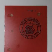 B1995.04.69a Lithographic Plate - Reverse