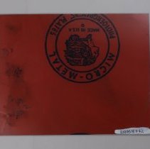 B1995.04.77a Lithographic Plate - Reverse