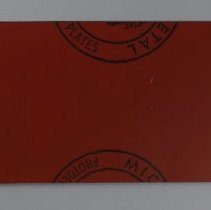 B2020.22.07a Lithograph Plate - Reverse