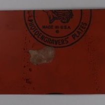 B2020.22.10d Lithographic Plate - Reverse