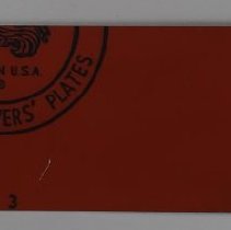 B2020.22.10e Lithographic Plate - Reverse