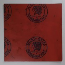 B2020.22.14a Lithographic Plate - Reverse