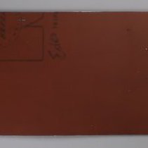 B2021.23.01a Lithographic Plate - Reverse