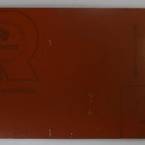 B2021.23.03 Lithographic Plate - Reverse