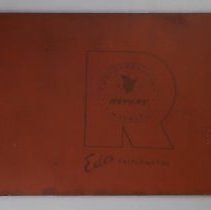 B2021.23.11a Lithographic plate - Reverse