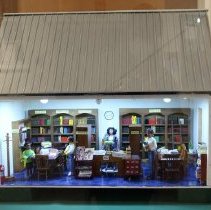 B2023.14.01 Dollhouse - Front with front panel removed