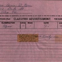 BHA1998.01.02.01.14 Order Form - Obverse