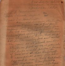 BHA1998.01.04.01.191 Letter - Page 1 Obverse