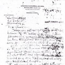 BHA1998.01.04.01.200 Letter - Page 1 Obverse