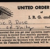 BHA1998.01.05.01.68 Membership Card - Obverse