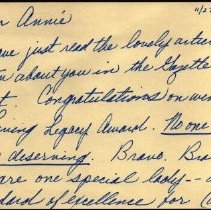 BHA1998.01.05.02.39 Notecard - Obverse