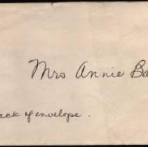 BHA1998.01.06.04 Envelope - Obverse