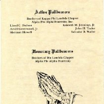 B2007.05.01 Funeral Program